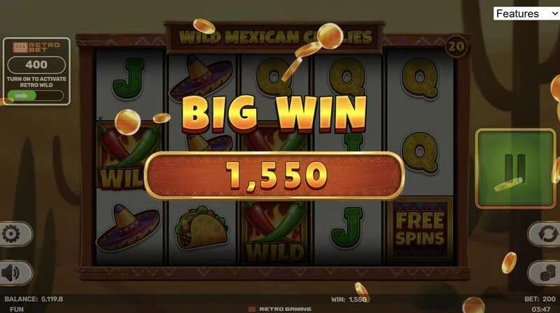 Wild Mexican Chillies – liels laimests Free Spins