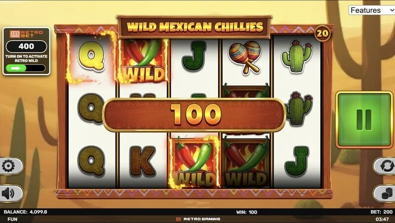 Wild Mexican Chillies – Wild uz režģa un izmaksu līnija